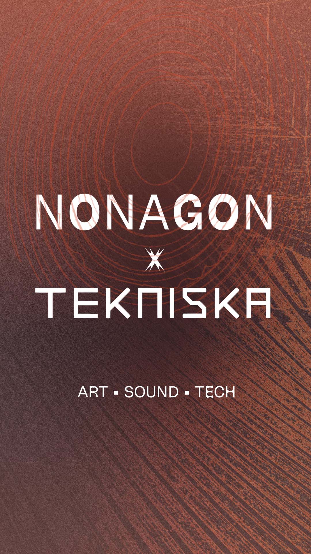 Poster med texten nonagon x tekniska.